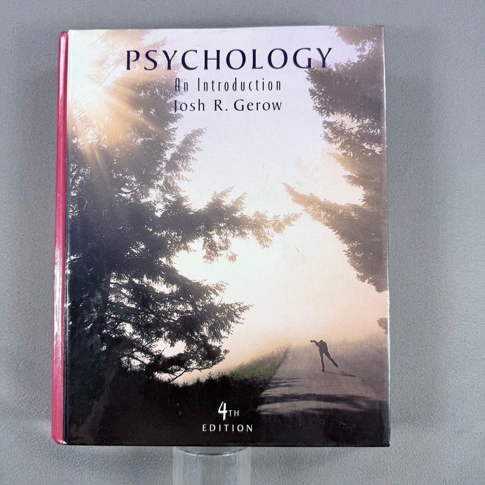 Josh R Gerow Psychology An Introduction 1995 HC 4th Ed Textbook Psychology